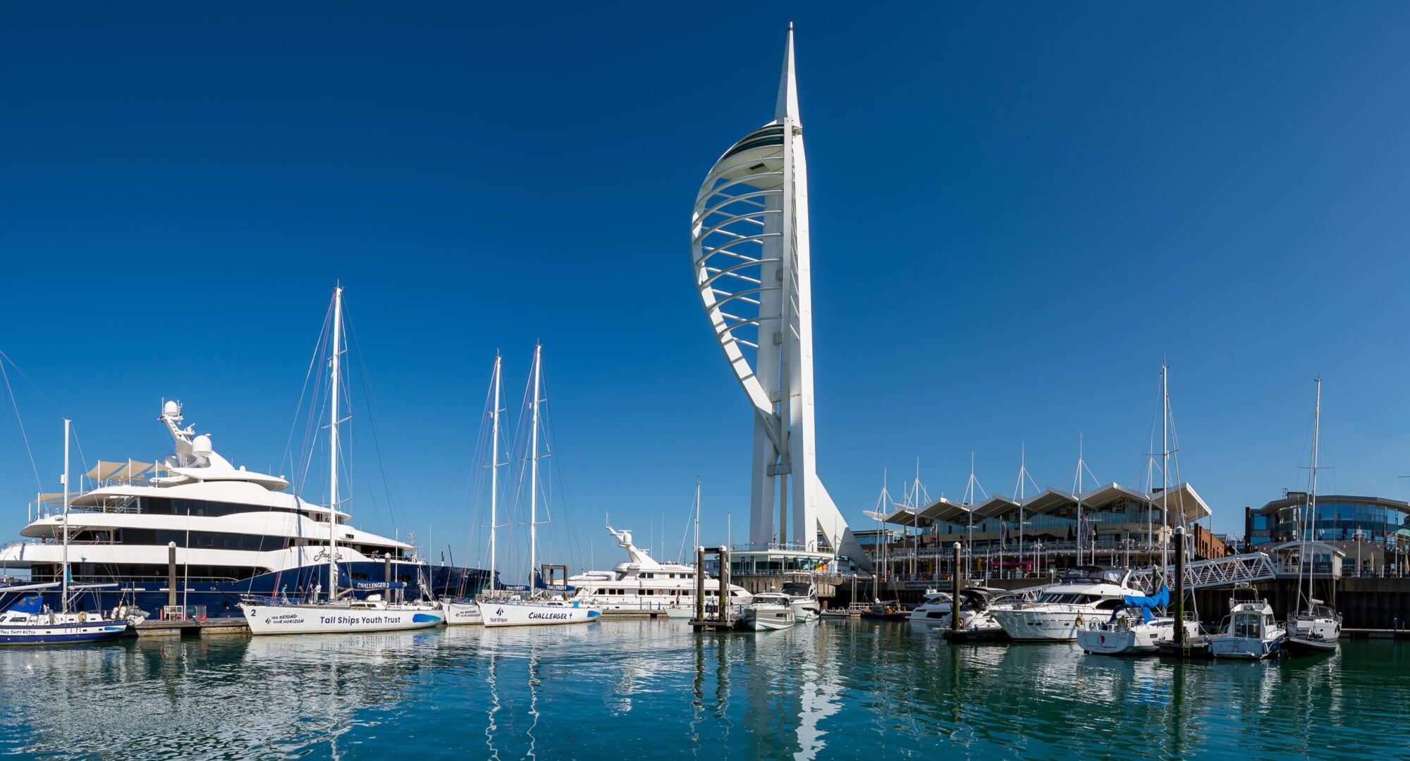 Spinnaker Tower From The Water 2000X1080
