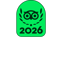 TC Badge + Travelers’ Choice Center Aligned White LL